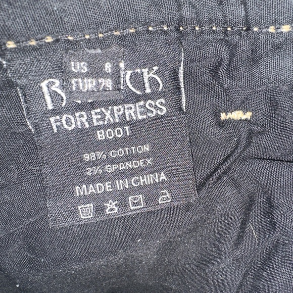 Express Dark Blue Boot Cut Jeans for Women - Picture 5 of 8